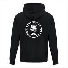 Load image into Gallery viewer, Adult Black Zip Hoodie - Pinecrest Public School