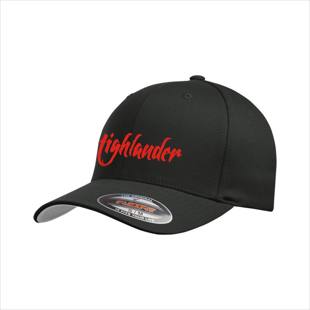 Black Fitted Baseball Hat - Highlander
