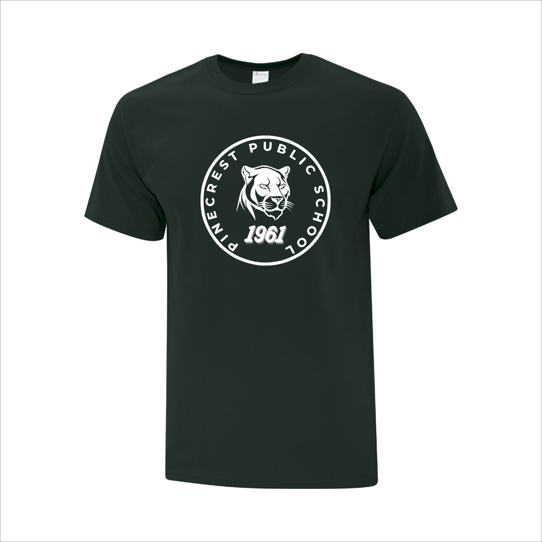 Men's Forest Green T-Shirt - Pinecrest Public School