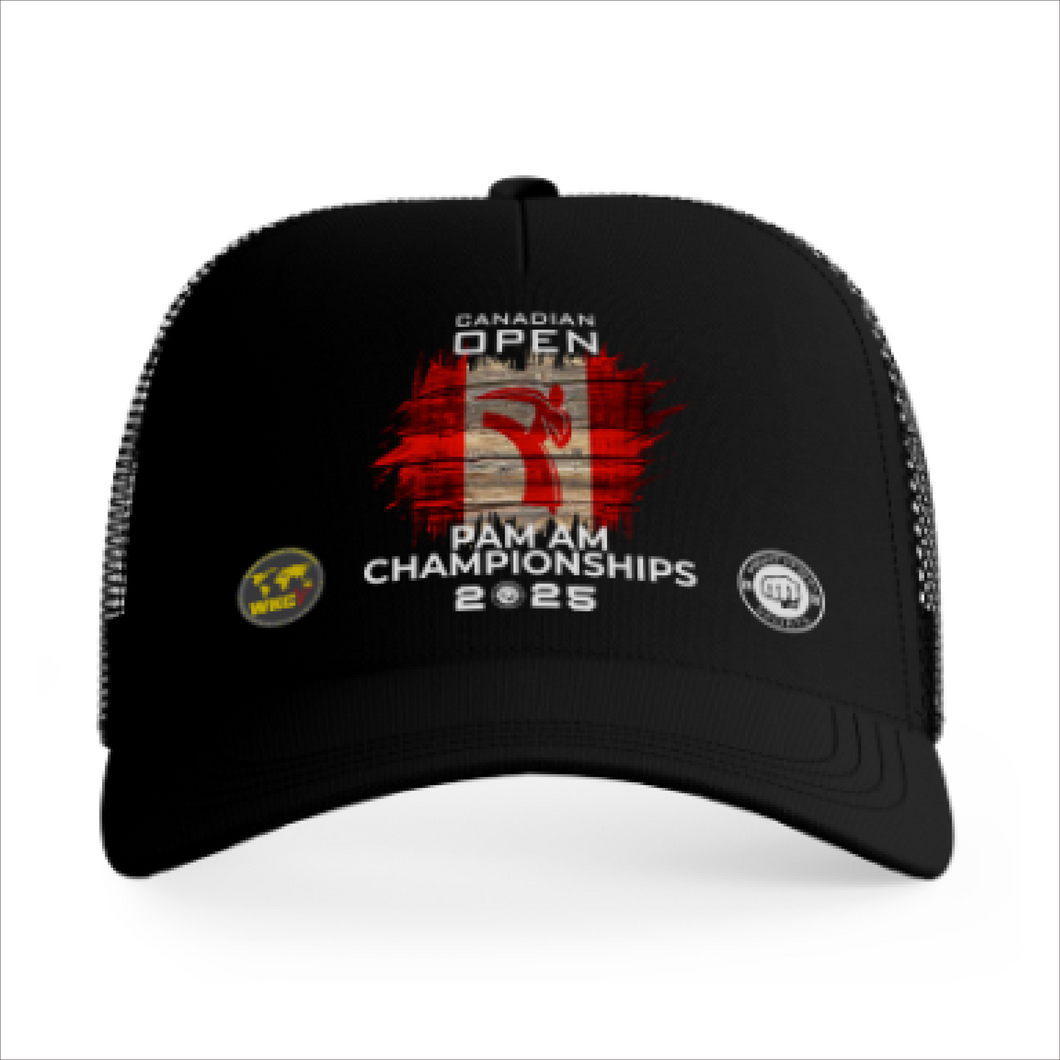 Black Trucker Hat - 2025 Canadian Open Pan Am Championships