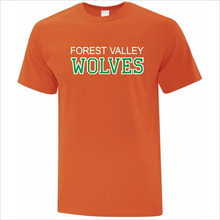 Load image into Gallery viewer, Youth Fall Colour T-Shirt - Forest Valley Wolves - *Limited Edition*
