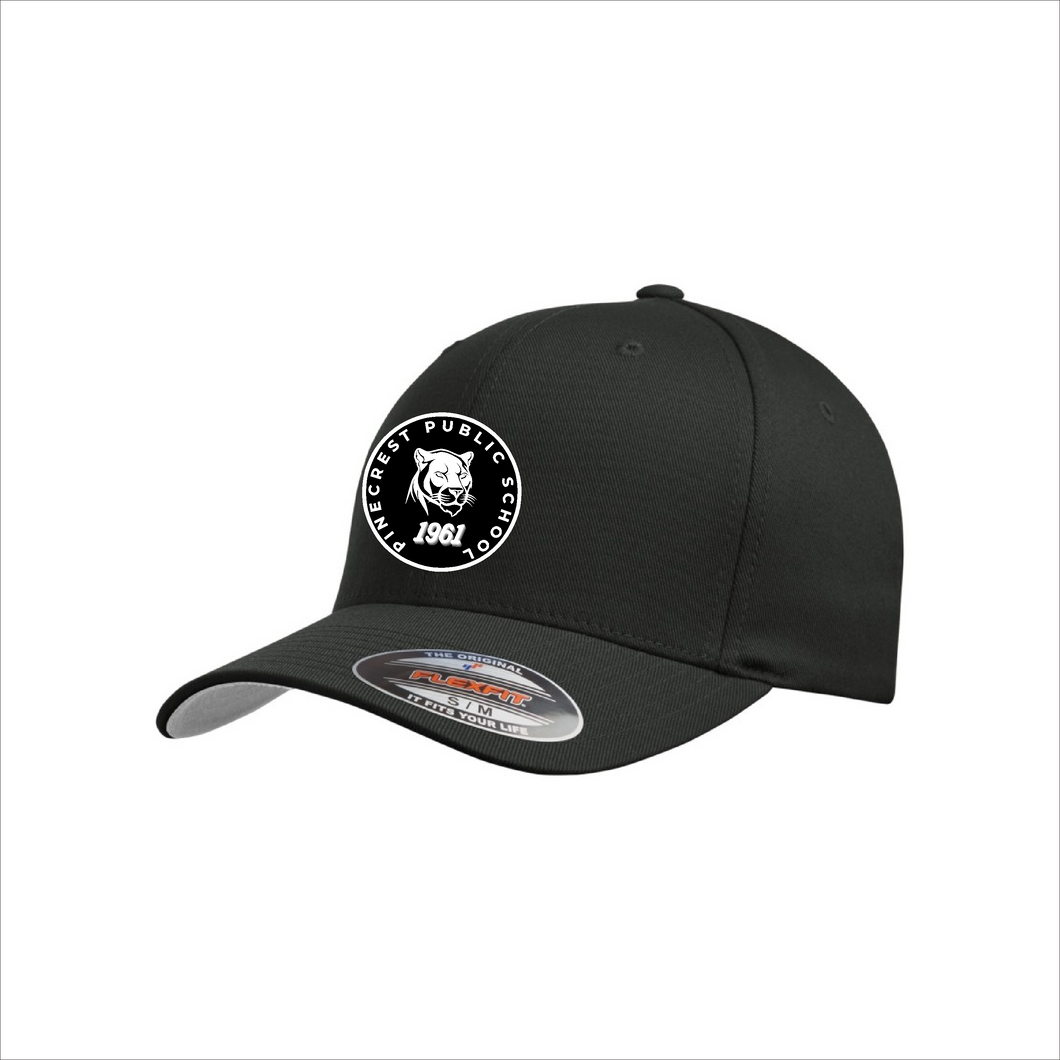 Black Fitted Baseball Hat - Pinecrest Public School
