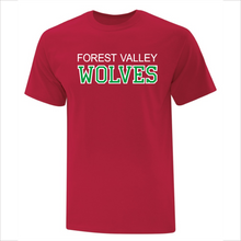 Load image into Gallery viewer, Youth Fall Colour T-Shirt - Forest Valley Wolves - *Limited Edition*
