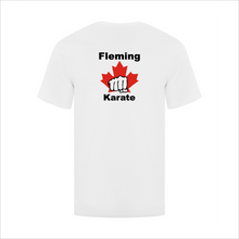 Load image into Gallery viewer, Youth White T-Shirt - Fleming Karate Club
