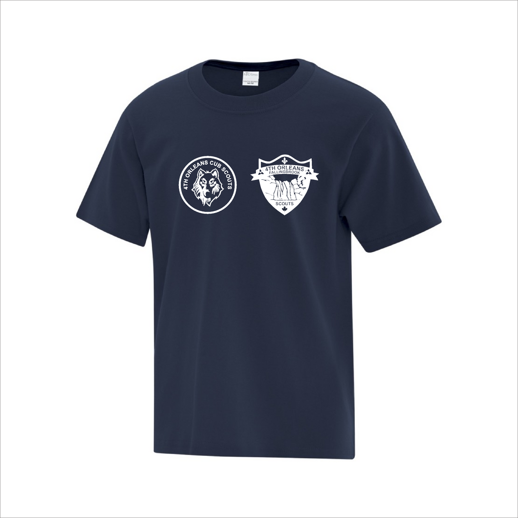Youth Navy T-Shirt - 4th Orleans Cubs