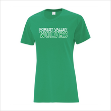 Load image into Gallery viewer, Women&#39;s T-Shirt - Forest Valley Wolves
