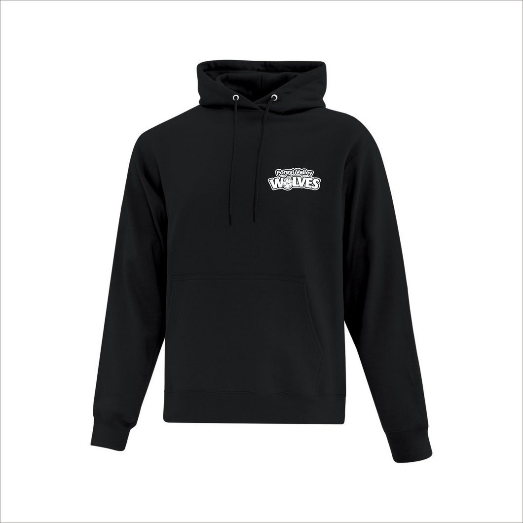 Black Adult Hoodie - Forest Valley Elementary School