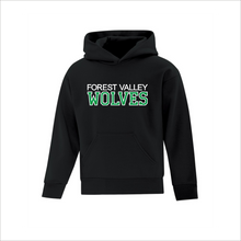 Load image into Gallery viewer, Youth Hoodie - Forest Valley Wolves
