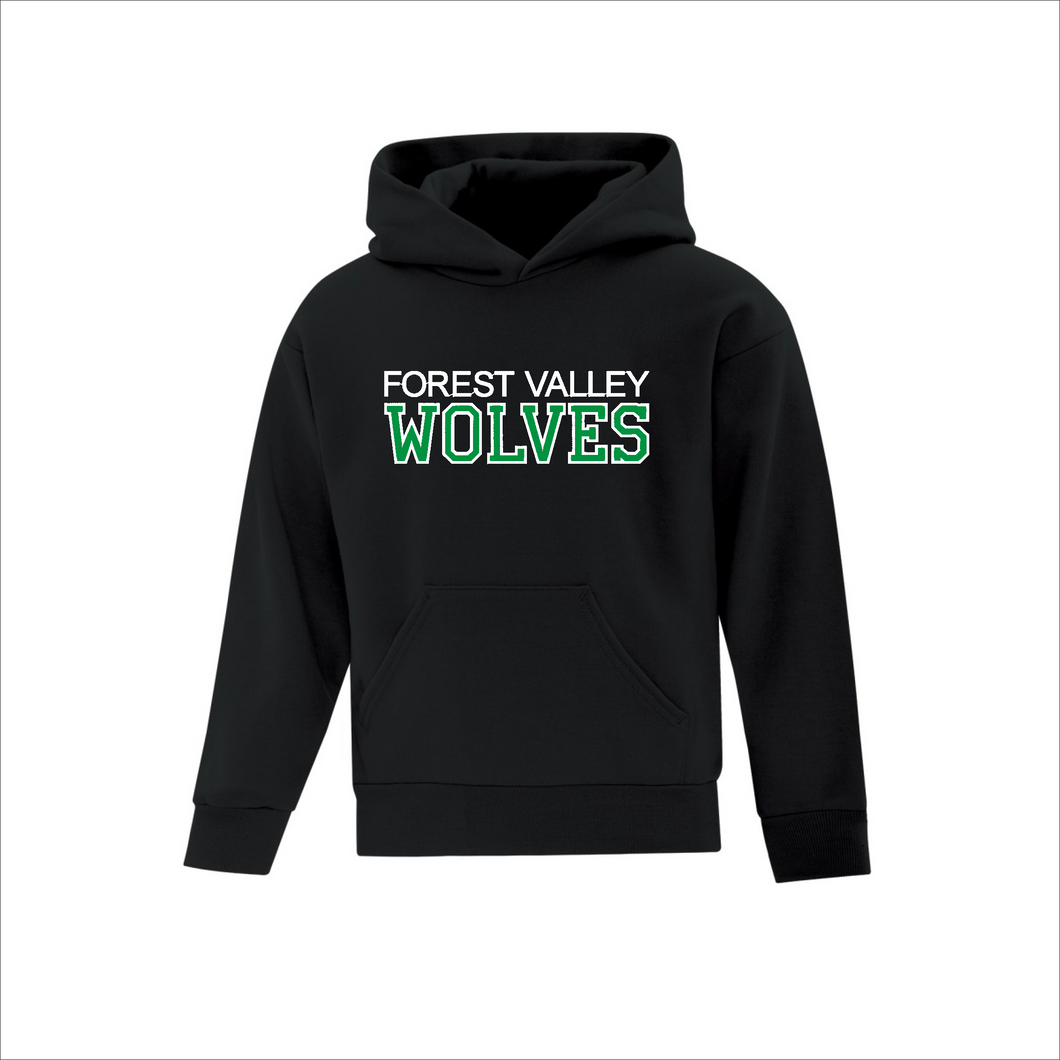 Youth Hoodie - Forest Valley Wolves