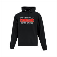 Load image into Gallery viewer, Adult Hoodie - Convent Glen Courage - Class of 2022
