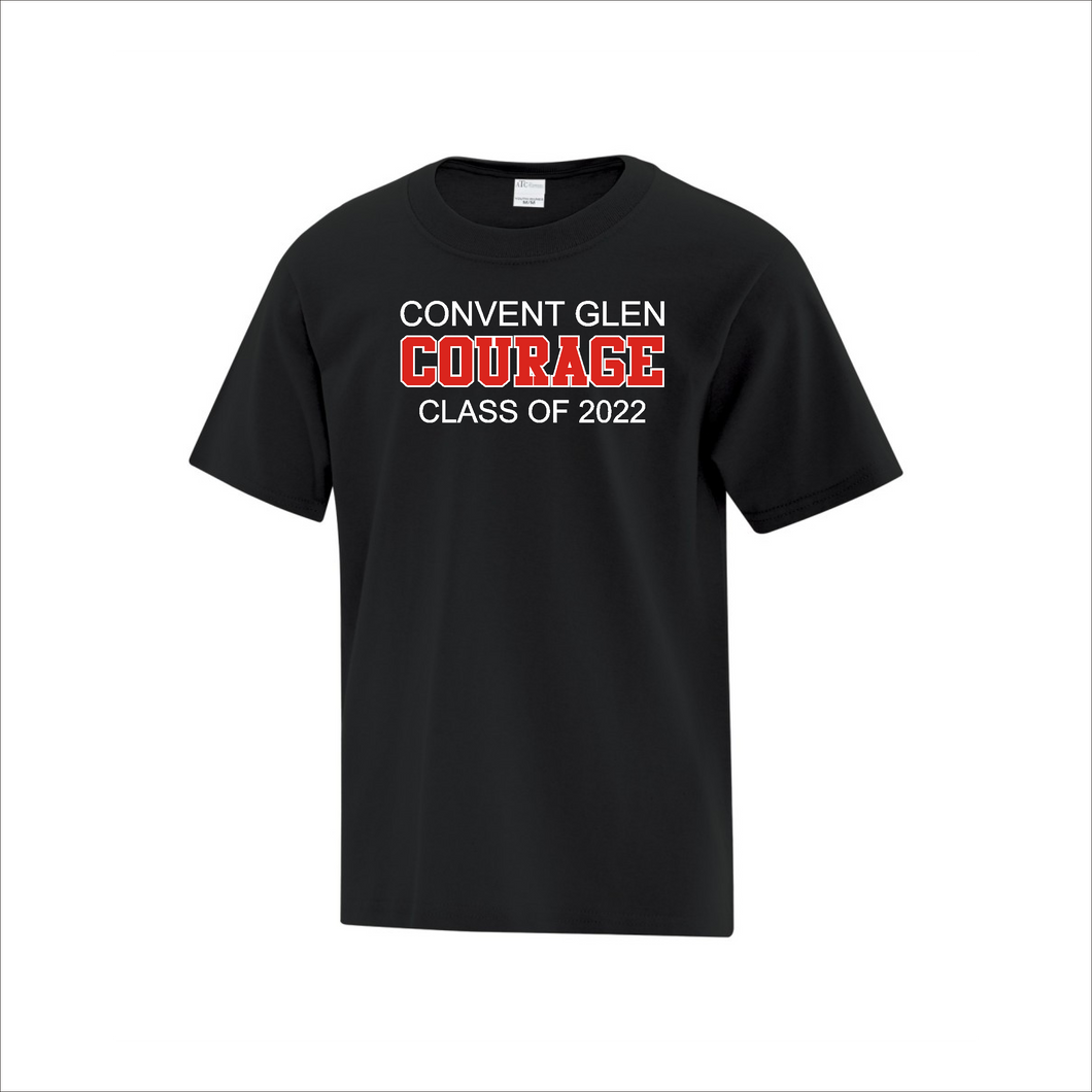 Youth T-Shirt - Convent Glen Courage - Class of 2022
