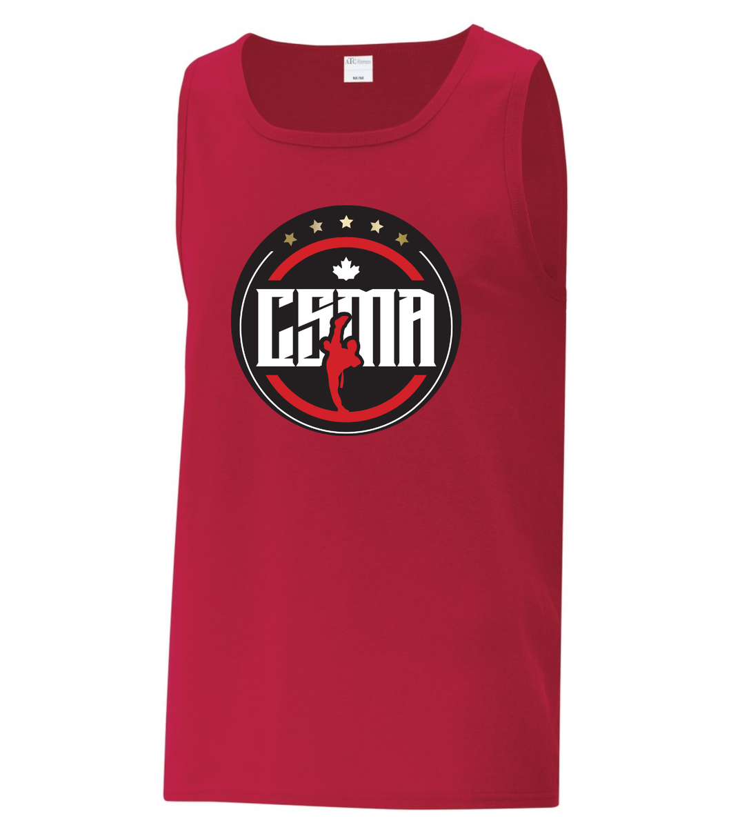 Red Men's Tank Top - CSMA logo