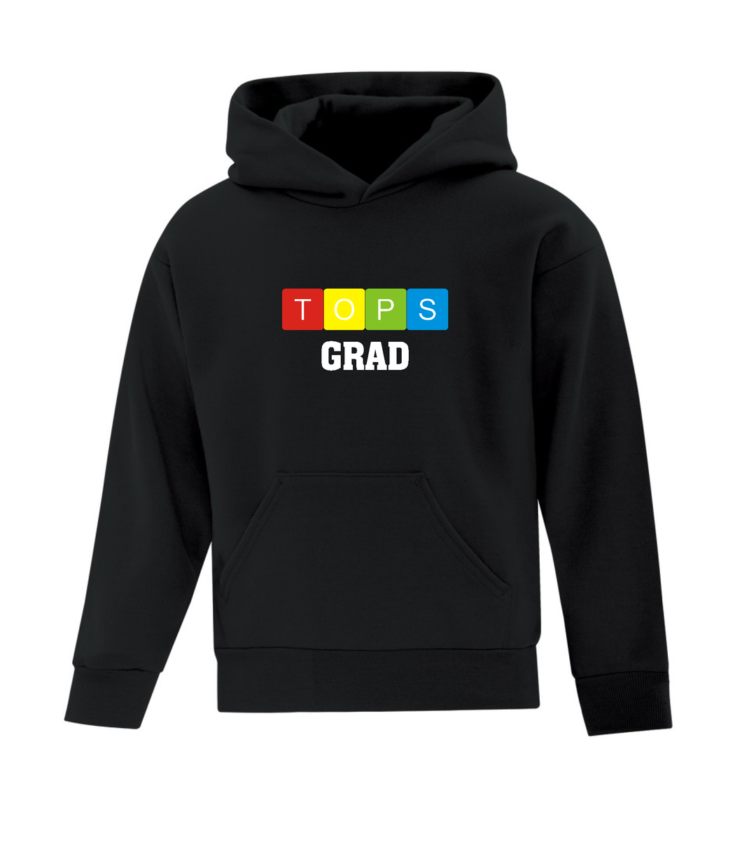 Youth Hoodie - GRAD with TOPS Blocks Logo