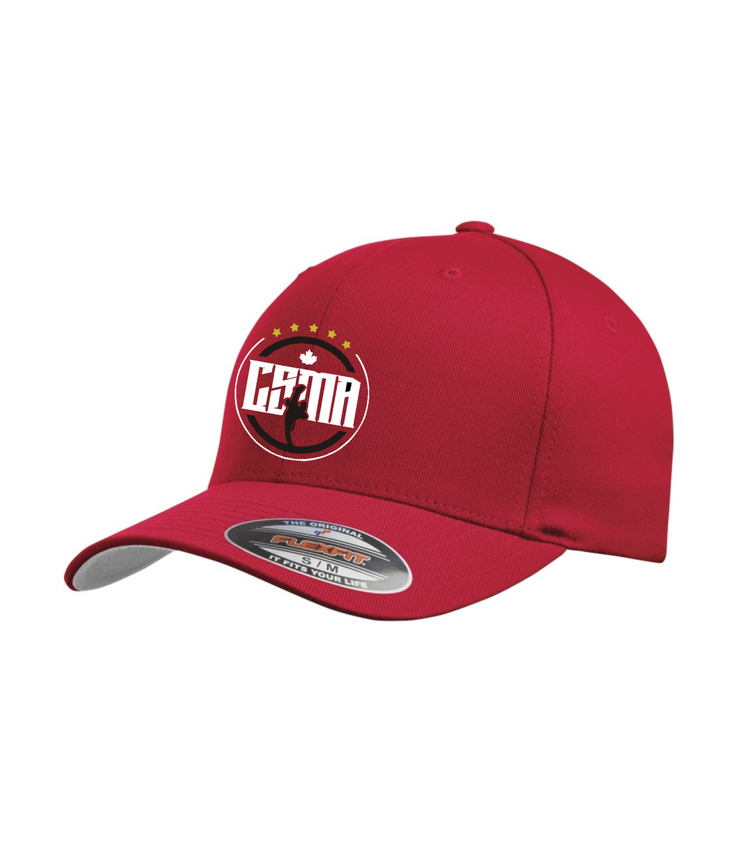 Red Fitted Baseball Hat - CSMA